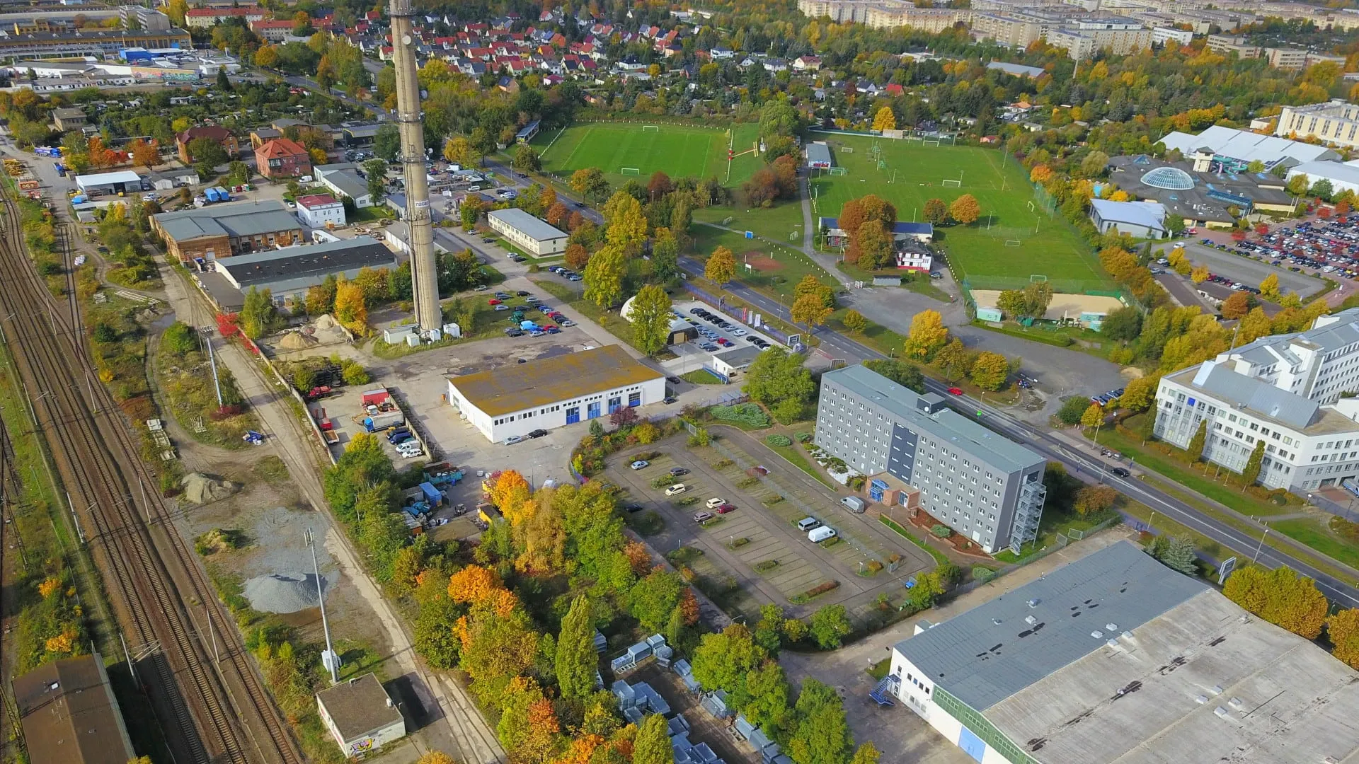Luftbildaufnahme, Westteil