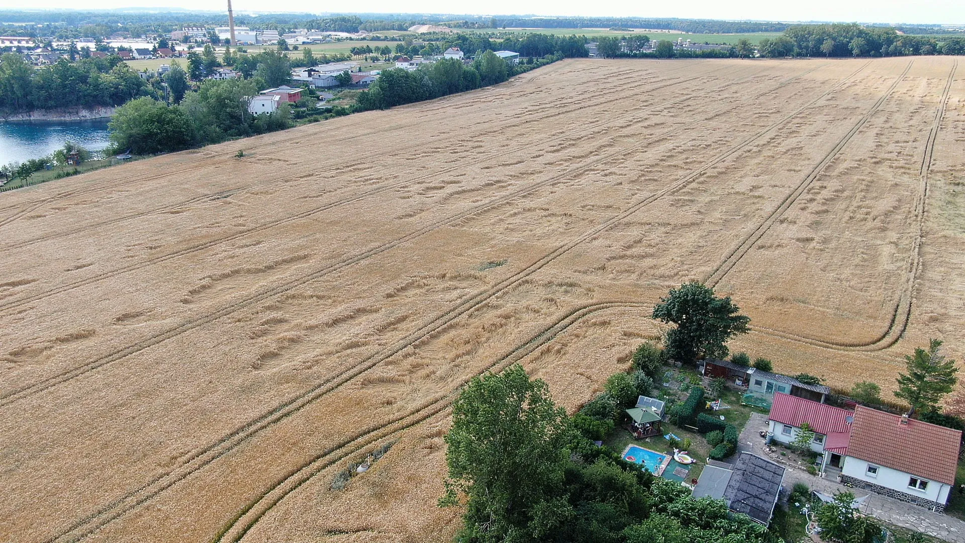 Luftbildaufnahme, Umgebung